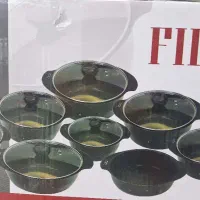 سرویس قابلمه وتابه ۱۵ پارچه طرح چدن مدل فیلون