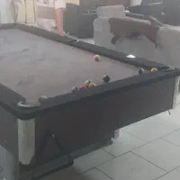 یک عدد میز بیلیارد ۹فوت پارچه نو عوض شده