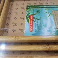 سینی چوبی با چوب اصل بامبو سه تا فقط 400 ت