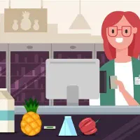 صندوقدار خانم جهت کار در فست فود