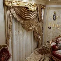 خشکشویی و شستشوی پرده رئال ( باز و نصب و تنظیم)