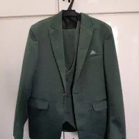 کت و شلوار مردانه سایز ۴۲ نو یکبار پوشیده با جلیقه