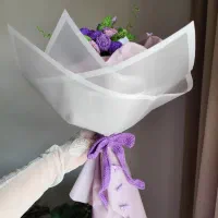 دسته گل بزرگ بافتنی و جاودان|گل مصنوعی|تهران, شهرک آپادانا|دیوار