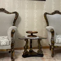 مبل استیل کلاسیک ۹ نفره درحد نو|مبلمان خانگی و میز عسلی|تهران, تهرانسر مرکزی|دیوار