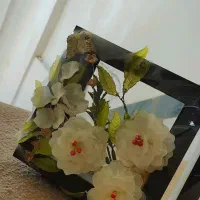 باکس دیواری گلدار مربعی 3تایی ست|گل مصنوعی|کامیاران, |دیوار