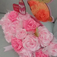 باکس گل رز جاودان صورتی برای دیدنی نوزاد|گل مصنوعی|اصفهان, شهرک امام خمینی|دیوار