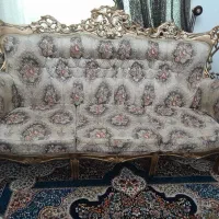 مبل سلطنتی 7 نفره با 2 عدد میزبان|مبلمان خانگی و میز عسلی|لاهیجان, کوی آزادگان|دیوار