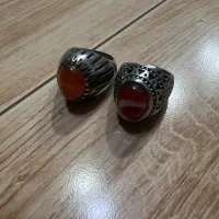 انگشتر نگین سنگ عقیق