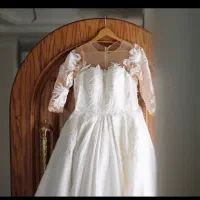 لباس عروس با شنل کار شده سایز ۴۰تا ۴۶|لباس|یزد, |دیوار