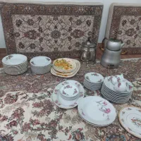 ظروف چینی گل سرخی زرین|ظروف سرو و پذیرایی|کرمانشاه, |دیوار