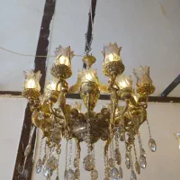 لوستر برنز سلطنتی|لوستر و چراغ آویز|قم, کاسه گران|دیوار