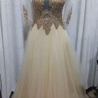 پیراهن مجلسی  همراه باشنل