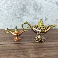 دکوری مینا کاری چراغ جادو هندی برنجی