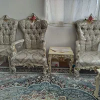 مبل سلطنتی با میز عسلی|مبلمان خانگی و میز عسلی|زنجان, |دیوار