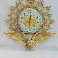 ساعت دیواری برنجی عطائی برنز|ساعت دیواری و تزئینی|نیشابور, محله میدان باغات|دیوار