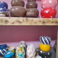 گلدان های سفالی سرامیکی ارزان از۱۰تومن تا۸۰تومن