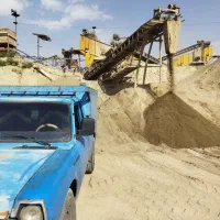 ماسه.شن و سیمان . نیسانی