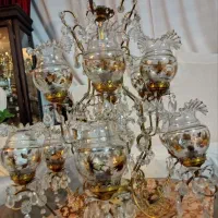 لوستر برنجی عتیقه|کلکسیون اشیاء عتیقه|مشهد, چهارچشمه|دیوار