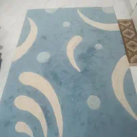 گلیم فرش کرم قهوه ای ۶ متری|گلیم، جاجیم، گبه|همدان, |دیوار