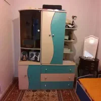 کمد دو تکه ام دی اف در حد نو