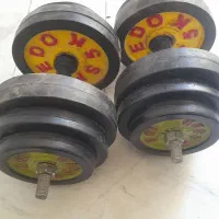 دمبل با وزنه متغیر  ۱۸ کیلویی مجموع ۳۶ کیلو