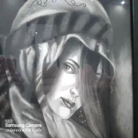 تابلو سیاه قلم|تابلو، نقاشی، عکس|پردیس, فاز ۱۱|دیوار