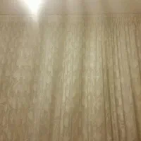 پرده تور اطلس پود. پر چین