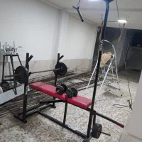 دستگاه پرس سینه چندکاره سیم کش دارودمبل|تجهیزات ورزشی|آستارا, |دیوار