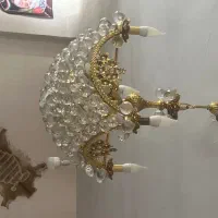 لوستر زیبا برنز اصل|لوستر و چراغ آویز|کرمانشاه, |دیوار