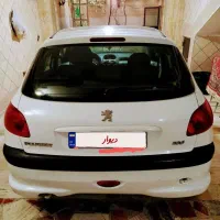 پژو 206 تیپ 5 مدل 98.کارکرد 100000