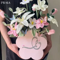 گل های زیبای بافتنی