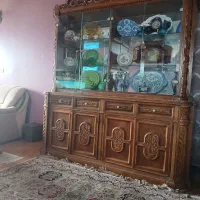 بوفه تمام چوب|بوفه، ویترین، کنسول|قائمشهر, |دیوار