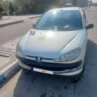 پژو۲۰۶نقره‌ای‌‌‌قابل‌معاوضه|خودرو سواری و وانت|تهران, شهرک طالقانی|دیوار