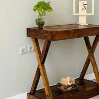 ساخت انواع کافه بار، کنسول و آینه چوبی