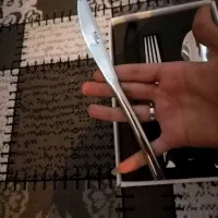 ست قاشق چنگال 4 پارچه ناب|ظروف سرو و پذیرایی|زرند, |دیوار