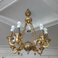 لوستر برنجی۸شاخه