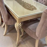 مبل کلاسیک ۷ نفره چوب راش ومیز ناهار خوری ۶ نفره|مبلمان خانگی و میز عسلی|تهران, نیاوران|دیوار