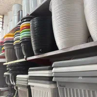 انواع گلدان پلیمری و پلاستیکی