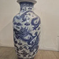 گلدون قلم آبی وارداتی|صنایع دستی و سایر لوازم تزئینی|تهران, امام زاده عبدالله|دیوار