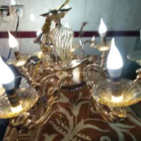 لوستر برنزی 8شاخه