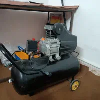 کمپرسور باد ۵۰لیتری مفید|ابزارآلات|اسلامشهر, شهرک امام حسین (میان آباد)|دیوار