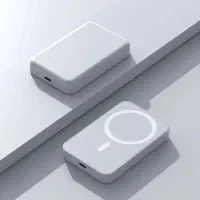 پاوربانک وایرلس مگنتی برنداپل ظرفیت 6000میلی آمپر|لوازم جانبی موبایل و تبلت|اصفهان, آزادگان|دیوار
