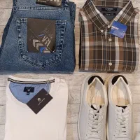 پیراهن مردانه چهارخونه LC