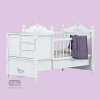 تخت خواب نوزاد تا نوجوانی بدون کارکرد