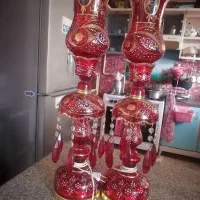 یک جفت شمعدانی کاملاً نو