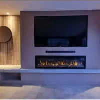 تولید شومینه برقی و گازی|بخاری، هیتر، شومینه|قائم‌شهر, |دیوار