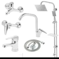 بسته کامل شیرآلات ۶عددی قیمت واقعی ۴.۳۵۰.۰۰۰|مصالح و تجهیزات ساختمان|قم, انسجام|دیوار