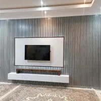 اجرای (دیوار TV) و کاغذ دیواری ، کناف