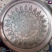 سینی مسی دکوری قدیمی|کلکسیون اشیاء عتیقه|برخوار, |دیوار