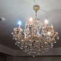 لوستر کریستال اصل چک|لوستر و چراغ آویز|تبریز, |دیوار